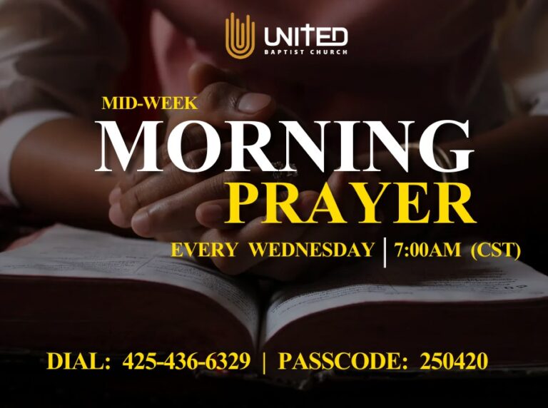 Morning Devotion flyer design - Made with PosterMyWall